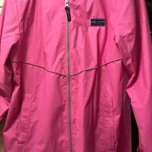 Simply Southern Vibrant Pink Rain Jacket